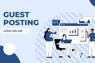 do guest post on high da dr websites