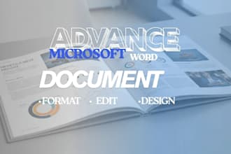 format, edit and design ms word docs