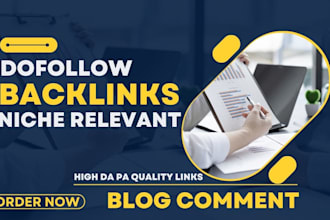 do niche relevant dofollow backlinks manual blog comment
