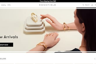 design jewelry website jewelry shopify store bracelets store earrings website