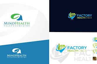 do unique home care pharmacy dental medical logo design