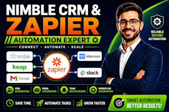 setup nimble keap gmass gmail envoke intercom slack maillup zapier integration