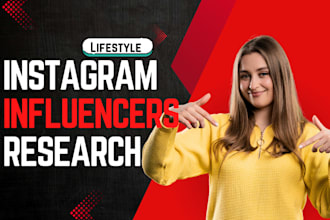 do lifestyle instagram influencers research
