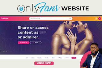 design onlyfans agency website onlyfans modeling website, wordpress website