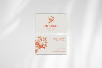 design a professional and modern business card for you
