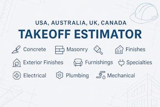 do material takeoff and construction estimation on planswift