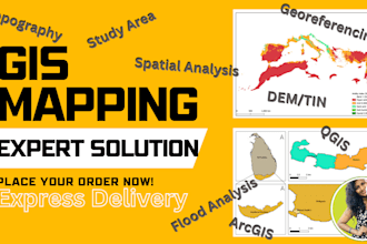 gis mapping and geospatial analysis using qgis and arcgis