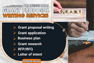 do grant proposal grant writing application grant research business plan