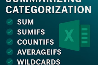 apply excel formulas for data cleaning and categorization