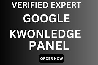 create  approve and verify google knowledge panel,  knowledge graph, gmb