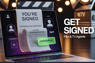 find literary agents producers managers for moviescript and write query letter