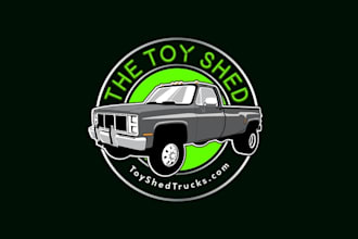 design high resolution truck restoration company logo