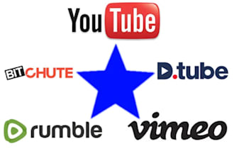 do organic vimeo, rumble video promotion with relevant audience