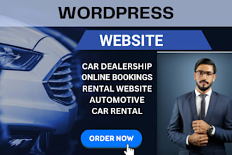 make a responsive car dealership website, an automotive car rental site