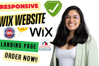 professional redesign, design, build, create wix website or wix studio website