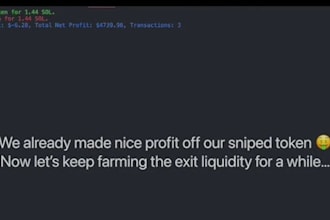 build solana farming bot, bundler farming bot, solfarmer bot, solana trading bot