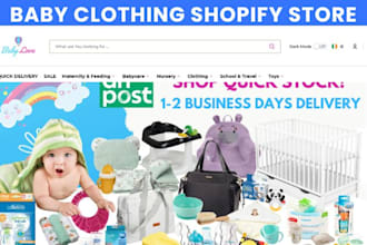 build baby clothing website baby clothing shopify store kids clothing baby store
