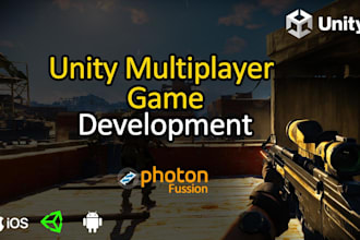 develop unity multiplayer games using photon fusion pun