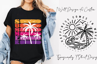 awesome svg and typography t shirt design for etsy and others