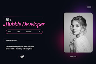 develop bubble mvp, bubble app, bubble website, and web application, CRM, mvp