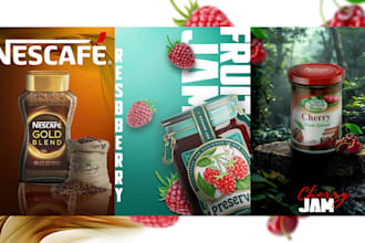 do photo manipulation design, bottle level design with fast delivery