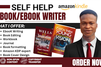write self help ebook, life coaching, personal development, self help journal