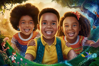 do african american children story book illustrations
