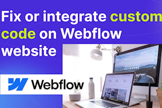 write or integrate or fix your zapier or custom code on webflow website