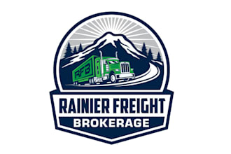 make awesome international trucking business logo