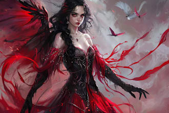 draw fantasy or fan art character illustration
