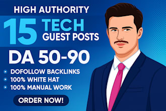 write and publish tech guest post on high traffic technology blogs