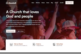 build a dynamic church website sermon website sunday school service website