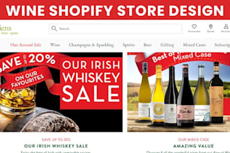wine website wine shopify store wine store liquor store wine shopify website