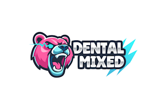 design unique bear mascot logo