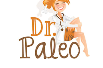 design modern best paleo recipes logo