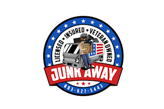 design soothing spotless junk removal logo
