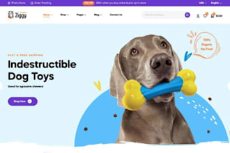 build pet supplies woocommerce store website with jetwoobuilder and crocoblock