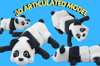 do 3d articulated model, print ready, 3d lego model, funko pop, sculpt bjd model