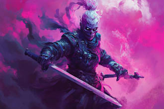 do sci fi horror and fantasy scene concept art illustrations