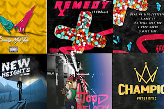 design a album cover for a music artist