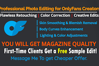 help onlyfans personal model erotic photo editing retouching and enhancement