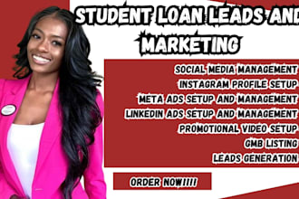 student loan leads payday loan home loan leads  facebook ads google ads video