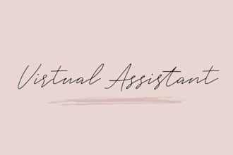 do virtual assistant for data entry, email and admin support