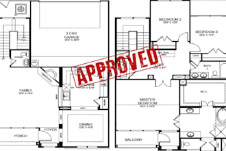 make site plan, plot plan, floor plan of your property for city permit very fast
