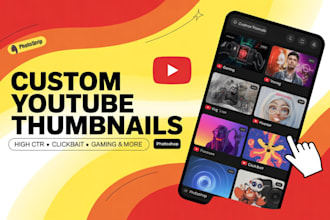 create eye catching thumbnail designs for youtube videos