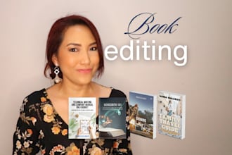 edit the manuscript of your book