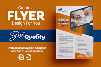 design marketing materials, one pager, sell sheet, sales flyer