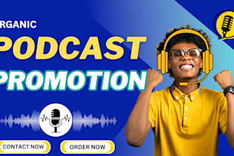 do podcast promotion podcast marketing and increase real listeners globally