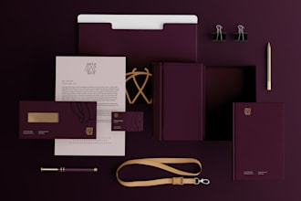 design luxury professional stationary for your business