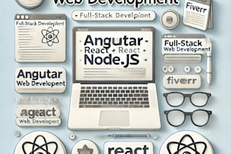 do website development, build custom website design as full stack web dev